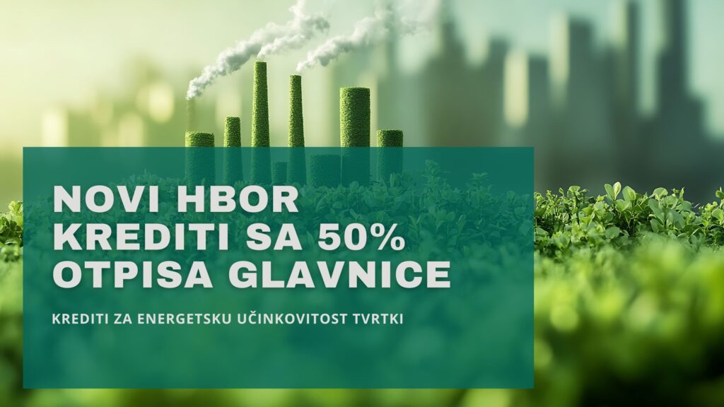 Novi HBOR krediti za energetsku učinkovitost tvrtki